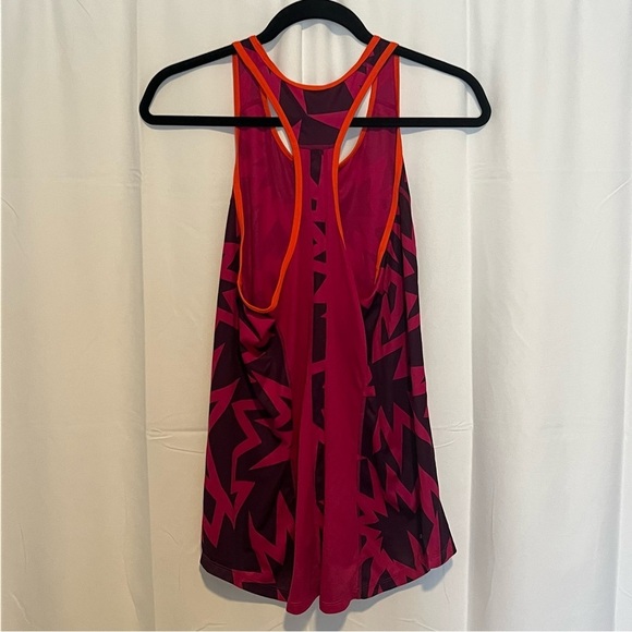Nike Dri-Fit Racerback Tank Top Size Large Pink Athletic Running Workout Shirt - Picture 3 of 7